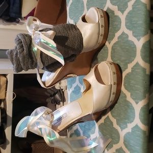 Women's Versace wedges sz 8.5